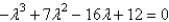 <strong>The characteristic equation for the matrix is</strong> A) B) C) D) E)