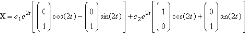 <strong>The solution of the system is</strong> A) B) C) D) E) none of the above