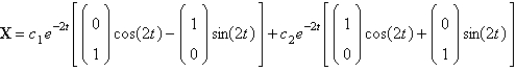 <strong>The solution of the system is</strong> A) B) C) D) E) none of the above