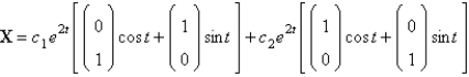 <strong>The solution of the system is</strong> A) B) C) D) E) none of the above