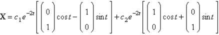 <strong>The solution of the system is</strong> A) B) C) D) E) none of the above