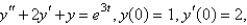 <strong>When the Laplace transform is applied to the problem the resulting transformed equation is</strong> A) B) C) D) E)
