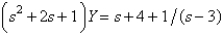 <strong>When the Laplace transform is applied to the problem the resulting transformed equation is</strong> A) B) C) D) E)