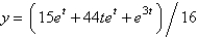 <strong>The solution of the initial value problem in the previous problem is</strong> A) B) C) D) E)