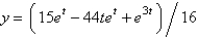 <strong>The solution of the initial value problem in the previous problem is</strong> A) B) C) D) E)