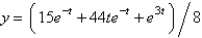 <strong>The solution of the initial value problem in the previous problem is</strong> A) B) C) D) E)