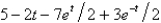 <strong>The inverse Laplace transform of is</strong> A) B) C) D) E)