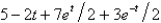 <strong>The inverse Laplace transform of is</strong> A) B) C) D) E)