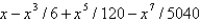 <strong>The first four nonzero terms in the power series expansion of the function about are</strong> A) B) C) D) E)