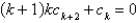 <strong>The recurrence relation for the power series solution about of the differential equation is</strong> A) B) C) D) E)