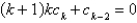 <strong>The recurrence relation for the power series solution about of the differential equation is</strong> A) B) C) D) E)