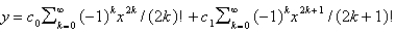 <strong>A power series solution about of the differential equation is</strong> A) B) C) D) E)