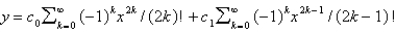 <strong>A power series solution about of the differential equation is</strong> A) B) C) D) E)