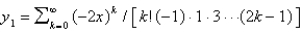<strong>Consider the differential equation . The indicial equation is . The recurrence relation is . A series solution corresponding to the indicial root is</strong> A) B) C) D) E)