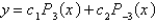 <strong>The solution of the previous problem is</strong> A) B) , where is given by an infinite series C) D) E)