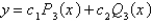<strong>The solution of the previous problem is</strong> A) B) , where is given by an infinite series C) D) E)
