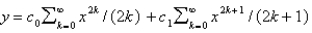 <strong>A power series solution about of the differential equation is</strong> A) B) C) D) E)