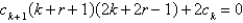 <strong>The recurrence relation for the differential equation is</strong> A) B) C) D) E)