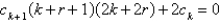 <strong>The recurrence relation for the differential equation is</strong> A) B) C) D) E)