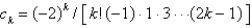 <strong>Consider the differential equation The indicial equation is . The recurrence relation is . A series solution corresponding to the indicial root is , where</strong> A) B) C) D) E)