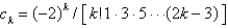<strong>In the previous problem, a series solution corresponding to the indicial root is , where</strong> A) B) C) D) E)