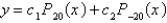 <strong>The solution of the previous problem is</strong> A) B) , where is given by an infinite series C) D) E)