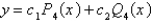 <strong>The solution of the previous problem is</strong> A) B) , where is given by an infinite series C) D) E)