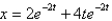 <strong>If the mass in the previous problem is pulled down two centimeters and released, the solution for the position is</strong> A) B) C) D) E)