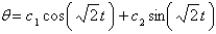 <strong>The solution of the differential equation of the previous problem is</strong> A) B) C) D) E)