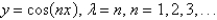<strong>The eigenvalue problem has the solution</strong> A) B) C) D) E) none of the above