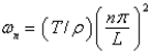 <strong>The boundary value problem is a model of the shape of a rotating string. Suppose and are constants. The critical angular rotation speed , for which there exist non-trivial solutions are</strong> A) B) C) D) E)
