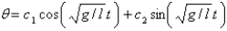 <strong>The solution of the differential equation of the previous problem is</strong> A) B) C) D) E)