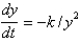 <strong>A rocket with mass is launched vertically upward from the surface of the earth with a velocity . Let be the distance of the rocket from the center of the earth at time . Assuming that the only force acting on the rocket is gravity, which is inversely proportional to the square of the distance from the center of the earth, the correct differential equation for the position of the rocket is</strong> A) B) C) D) E) none of the above