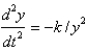 <strong>A rocket with mass is launched vertically upward from the surface of the earth with a velocity . Let be the distance of the rocket from the center of the earth at time . Assuming that the only force acting on the rocket is gravity, which is inversely proportional to the square of the distance from the center of the earth, the correct differential equation for the position of the rocket is</strong> A) B) C) D) E) none of the above