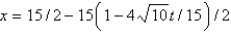 <strong>The solution of the problem given in the previous problem is</strong> A) B) C) D) E)