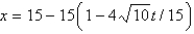<strong>The solution of the problem given in the previous problem is</strong> A) B) C) D) E)