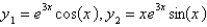 <strong>Two linearly independent solutions of the differential equation are</strong> A) B) C) D) E)