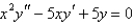 <strong>The solution of the differential equation is</strong> A) B) C) D) E)