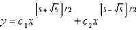 <strong>The solution of the differential equation is</strong> A) B) C) D) E)