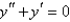 <strong>One solution of the differential equation is . A second linearly independent solution is</strong> A) B) C) D) E)