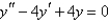 <strong>Two linearly independent solutions of the differential equation are</strong> A) B) C) D) E)