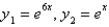 <strong>Two linearly independent solutions of the differential equation are</strong> A) B) C) D) E)