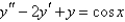 <strong>A particular solution of the differential equation is</strong> A) B) C) D) E)