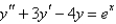 <strong>A particular solution of the differential equation is</strong> A) B) C) D) E)
