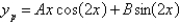 <strong>Without solving for the undetermined coefficients, the correct form of a particular solution of the differential equation is</strong> A) B) C) D) E)