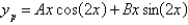 <strong>Without solving for the undetermined coefficients, the correct form of a particular solution of the differential equation is</strong> A) B) C) D) E)