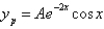 <strong>Without solving for the undetermined coefficients, the correct form of a particular solution of the differential equation is</strong> A) B) C) D) E)