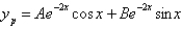 <strong>Without solving for the undetermined coefficients, the correct form of a particular solution of the differential equation is</strong> A) B) C) D) E)