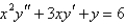 <strong>The auxiliary equation for the differential equation is</strong> A) B) C) D) E)
