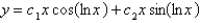 <strong>The solution of the equation for the differential equation is</strong> A) B) C) D) E)